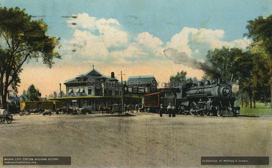 Postcard: Maine Central Railroad Station, Waterville, Maine